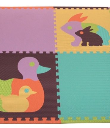 Podne puzzle Premijum klase sa ravnim ivicama "Mama i beba"